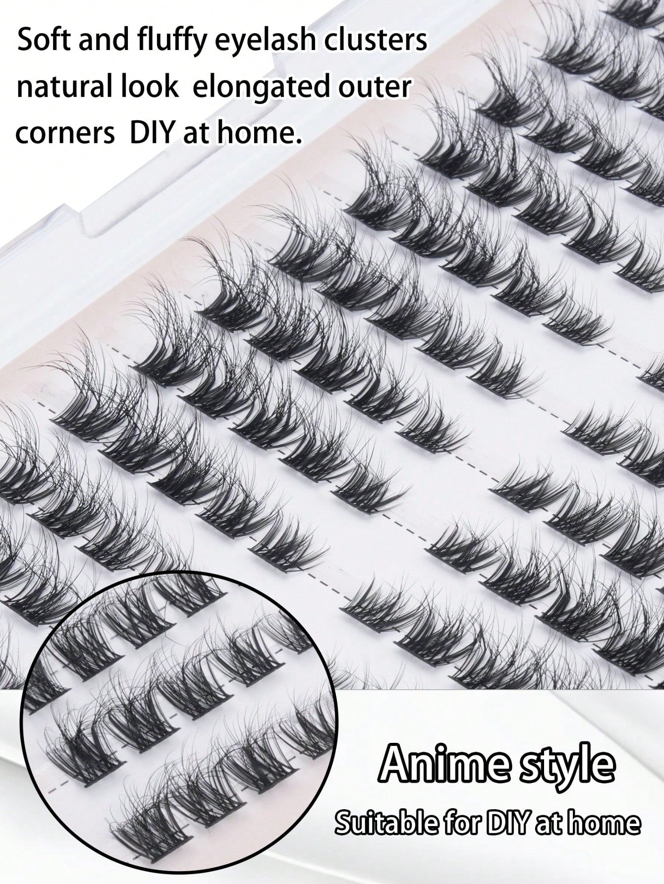 120pcs Soft Fluffy Natural Style Eyelash Clusters, 12 Rows Mixed Length 0.05mm, Waterproof Mink Fur Eyelashes, Soft And Delicate, Suitable For Daily Makeup Or Going Out