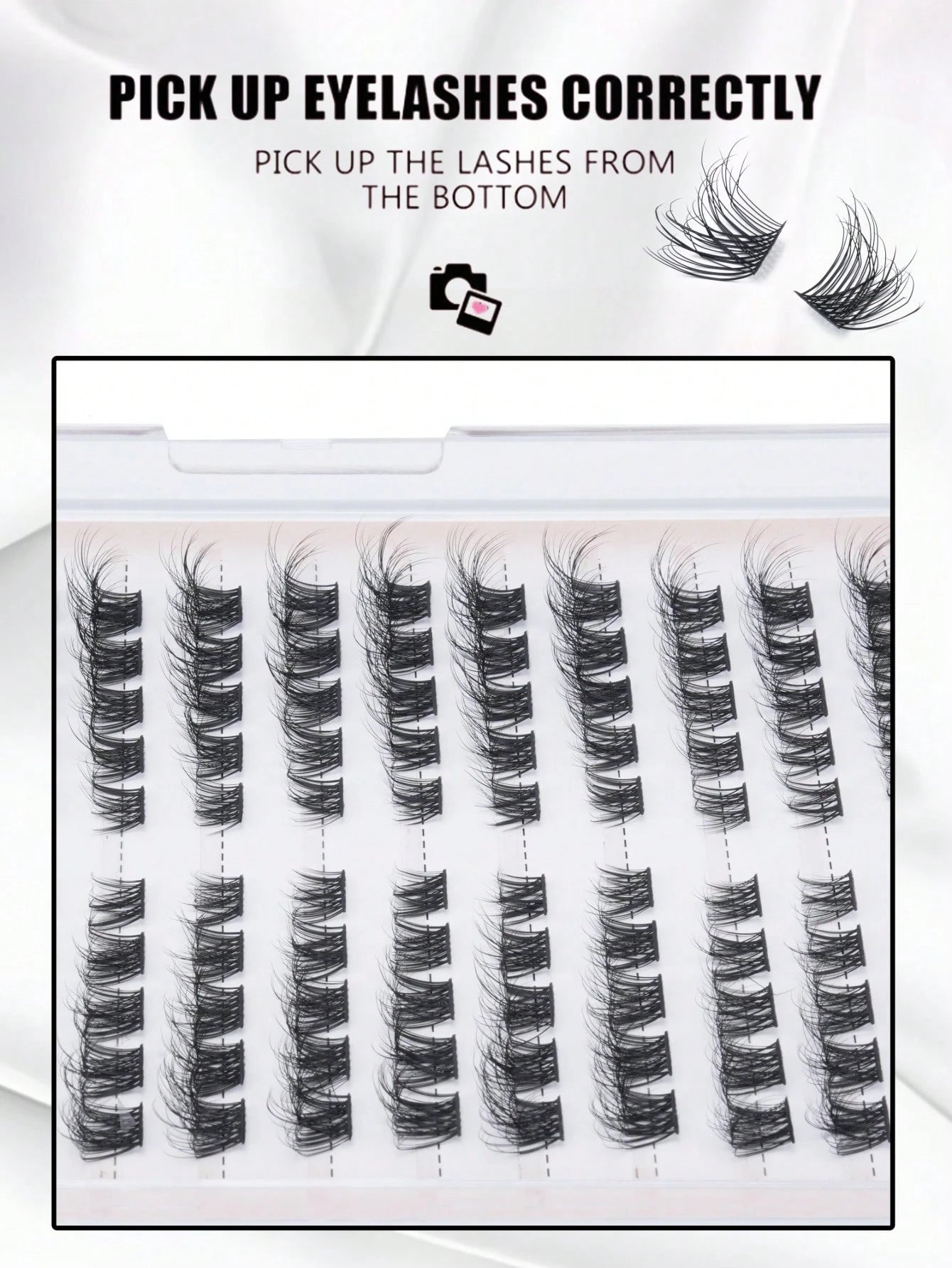 120pcs Soft Fluffy Natural Style Eyelash Clusters, 12 Rows Mixed Length 0.05mm, Waterproof Mink Fur Eyelashes, Soft And Delicate, Suitable For Daily Makeup Or Going Out