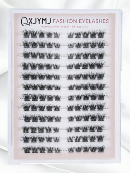 120pcs Soft Fluffy Natural Style Eyelash Clusters, 12 Rows Mixed Length 0.05mm, Waterproof Mink Fur Eyelashes, Soft And Delicate, Suitable For Daily Makeup Or Going Out