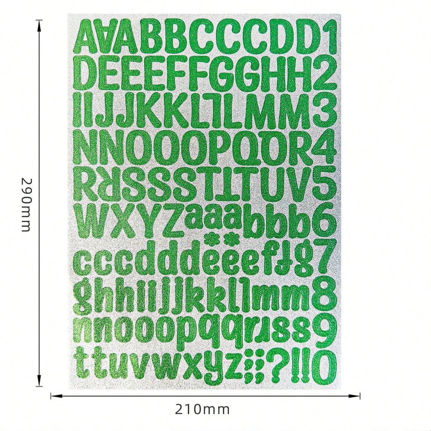 126pcs/Sheet Glitter Gold Letter Stickers, Alphabet Number Stickers Decals For Christmas Gift, DIY Craft, Scrapbooking, Envelope, Cards, Signs Decorations (Capital And Lower-Case Letter)
