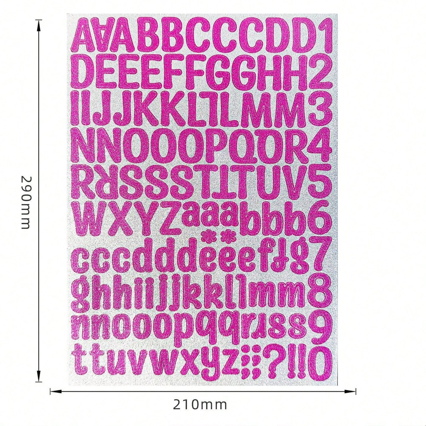 126pcs/Sheet Glitter Gold Letter Stickers, Alphabet Number Stickers Decals For Christmas Gift, DIY Craft, Scrapbooking, Envelope, Cards, Signs Decorations (Capital And Lower-Case Letter)