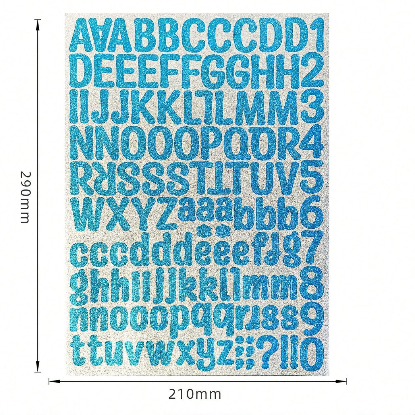 126pcs/Sheet Glitter Gold Letter Stickers, Alphabet Number Stickers Decals For Christmas Gift, DIY Craft, Scrapbooking, Envelope, Cards, Signs Decorations (Capital And Lower-Case Letter)