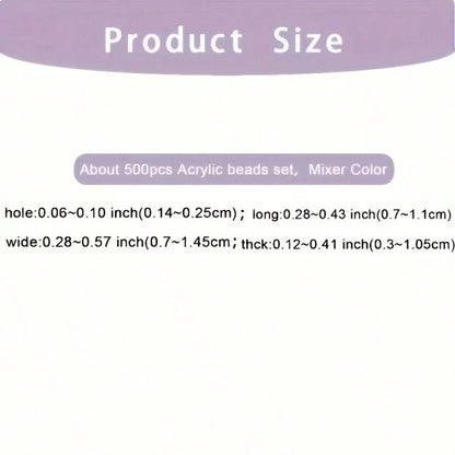 15-Grid White Series Straight Hole Beads, Including Heart, Colorful Heart, Flower Bud, Butterfly, Five-Pointed Star And Round Beads, DIY Jewelry Creative Making, Suitable For Beginners