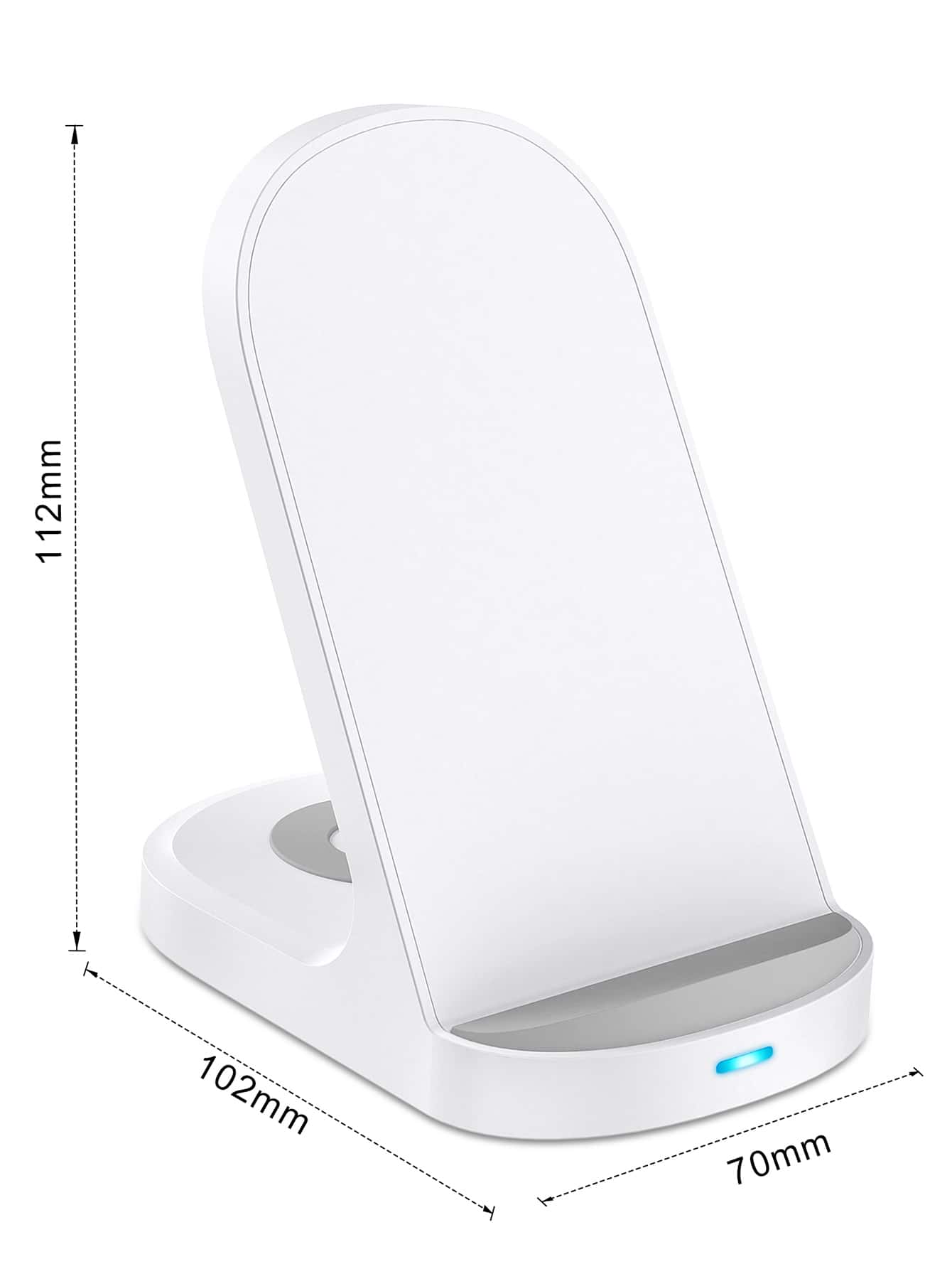15W 2-In-1 Wireless Charger Compatible With QI Wireless Charging Phones, 8/X/11/12/13/14/15/16 Series Wireless Charging