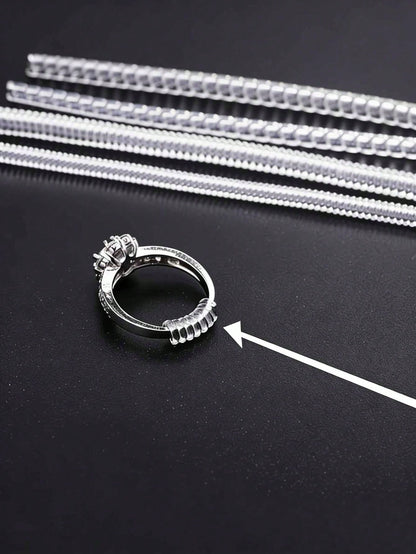 16pcs Ring Sizer Set/Adjustable Invisible Rubber Pads/Suitable For Resizing Loose Rings