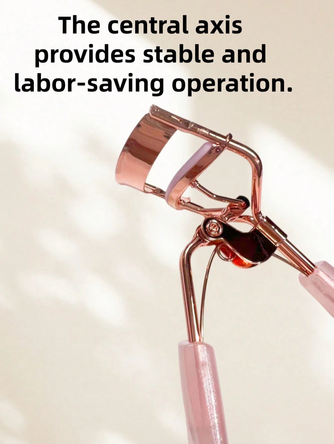 18pcs Rose Gold Eyelash Curler, Transparent Pink Jelly Handle, High Quality Manual Portable Eyelash Curler, Instantly Create Curled Lashes, Makeup Beauty Tool, Suitable For Home And Business Use, Also