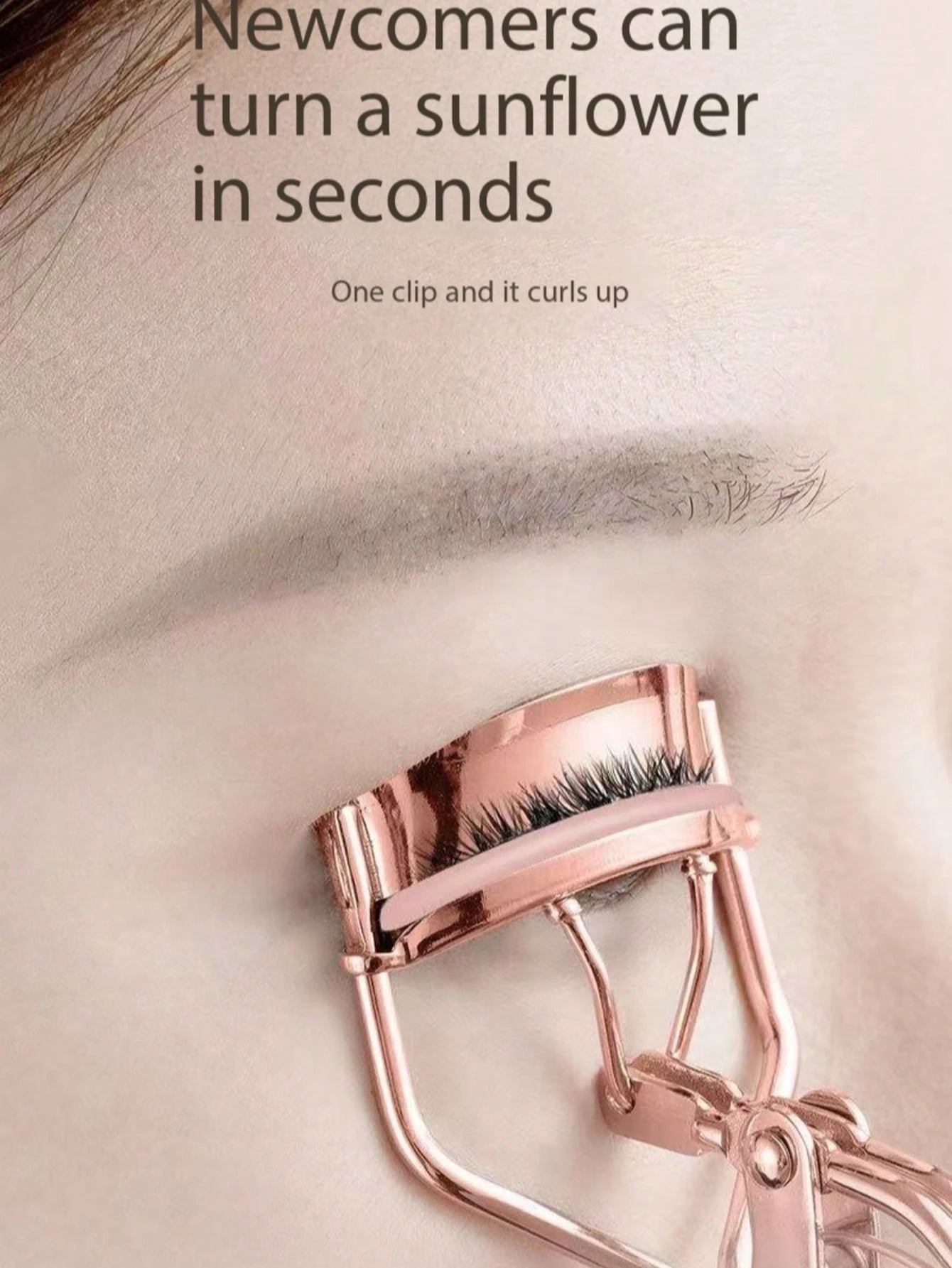 18pcs Rose Gold Eyelash Curler, Transparent Pink Jelly Handle, High Quality Manual Portable Eyelash Curler, Instantly Create Curled Lashes, Makeup Beauty Tool, Suitable For Home And Business Use, Also