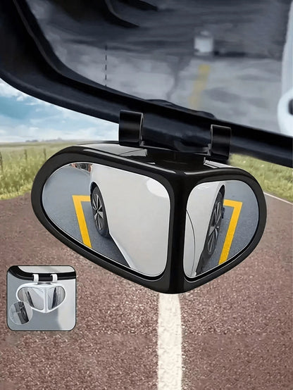 1pc/1set High-Definition Blind Spot Rearview Mirrors, Suitable For Vehicles-360 ° Adjustable, Providing Wide-Angle View For Front And Rear Wheels, Using Ultra Transparent Glass, Very Suitable For Tru