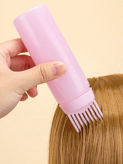 1pc/2pcs/3pcs 170ml Precision Squeeze Applicator Bottle- Effortless Hair Oil & Dye Application- Root Comb Design For Perfect Coloring-Quality Results