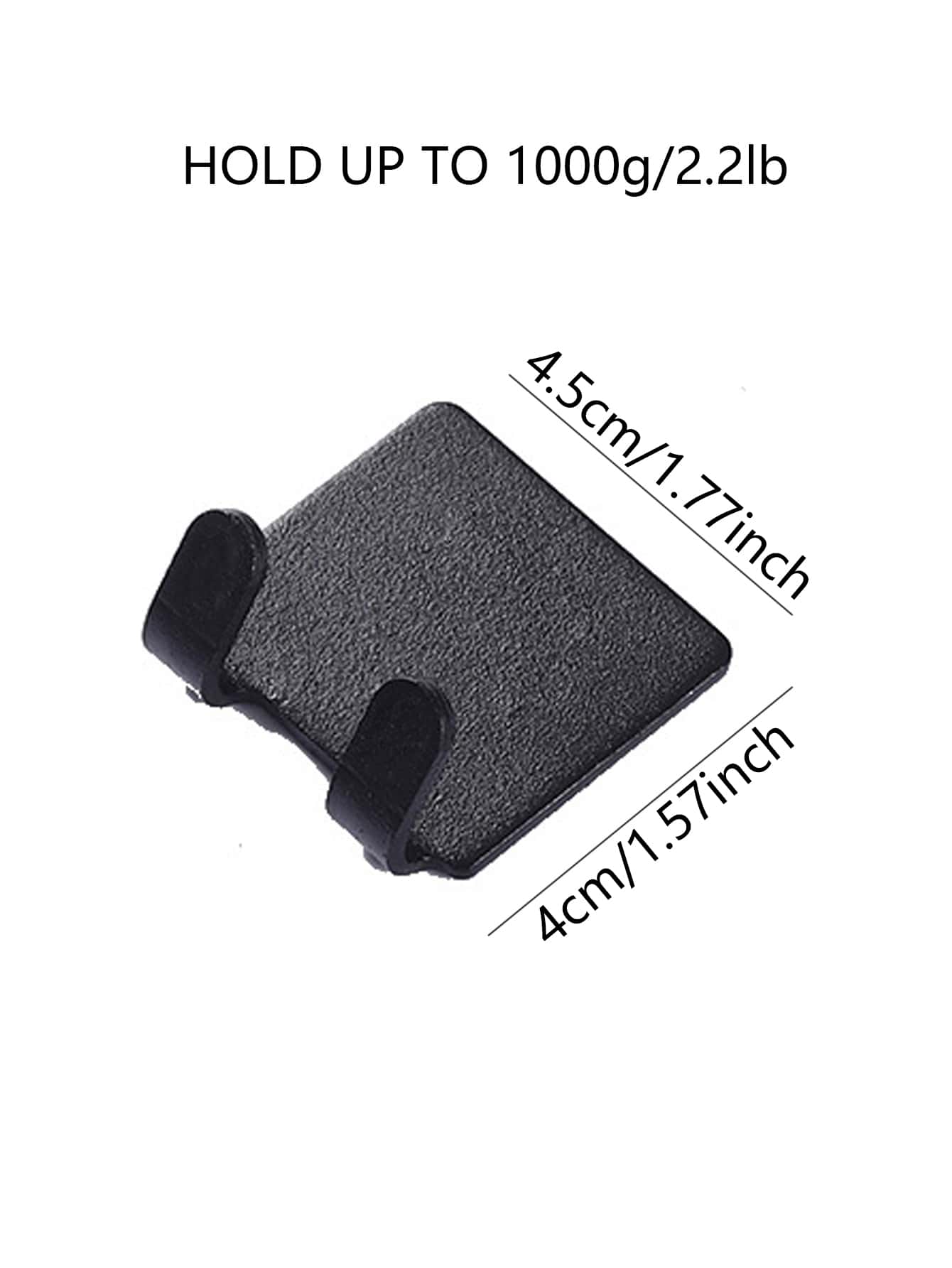 1pc/2pcs/3pcs No Drill Razor Holder Wall Mount Power Cord Plug Hook Hanger For Clothes & Bags