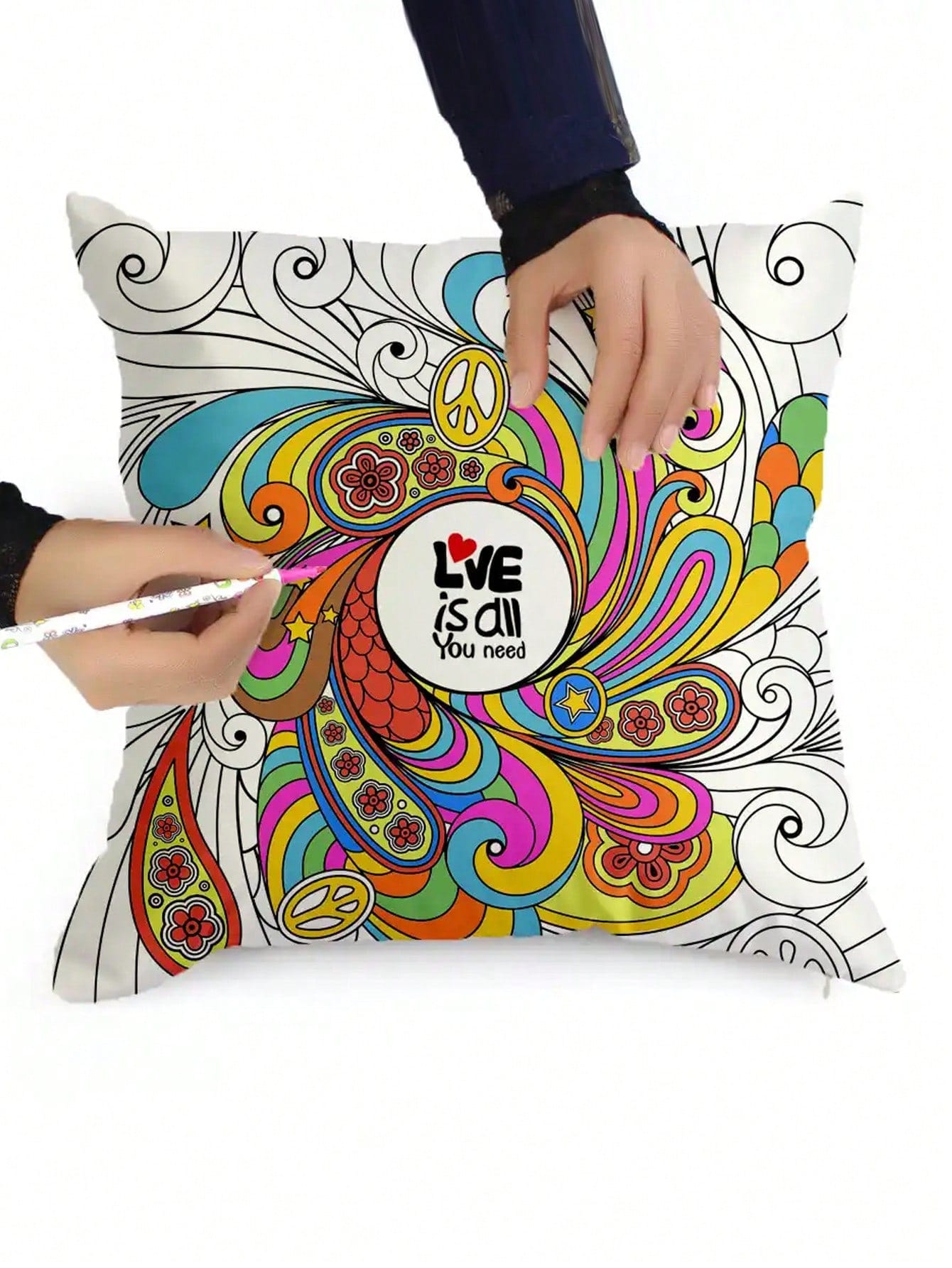 1pc/2pcs/4pcs Super Soft Pillow Cover, Pure White Decorative Pillow Sham,DIY Painting, 17.7"X17.7", 15.7"X15.7", Suitable For Sofa, Living Room, Bedroom Home Decor, Without Pillow Insert