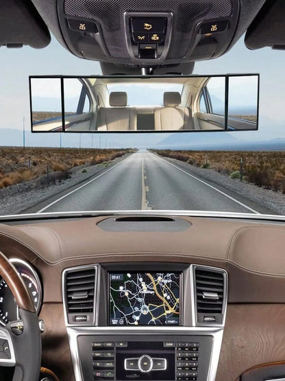 1PC/2PCS Car Wide Angle Rearview Mirror Curved Surface Large Field Of View Interior Rearview Mirror Area Auxiliary Rearview Mirror, Car Wide Angle Rear Mirror, Car Backup Mirror Wide Angle Curved Mirr