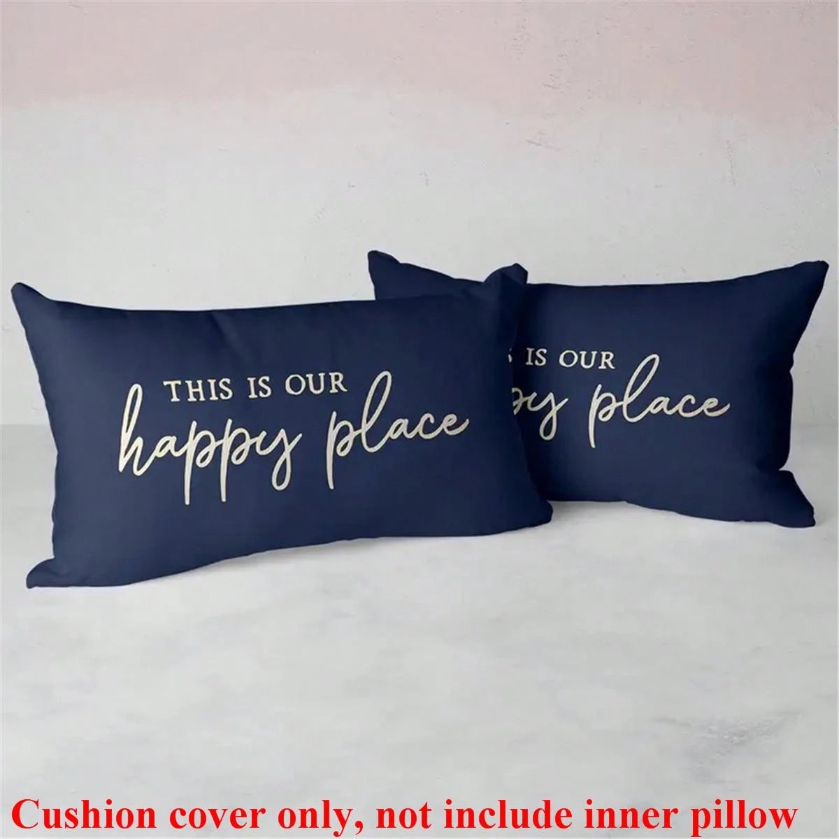 1pc/2pcs Christmas Decorative Pillow Cover, Suitable For Living Room And Bedroom, Christmas Decor, Christmas Gift, Christmas Ornament, 19.6x11.8 Inches, Pillow Insert Not Included
