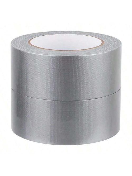 1pc/2pcs Heavy Duty Silver Duct Tape- 33ft X 2in, Durable Flexible No Residue All-Weather And Hand Tearable, Bulk Value For DIY Repair And Professional Use