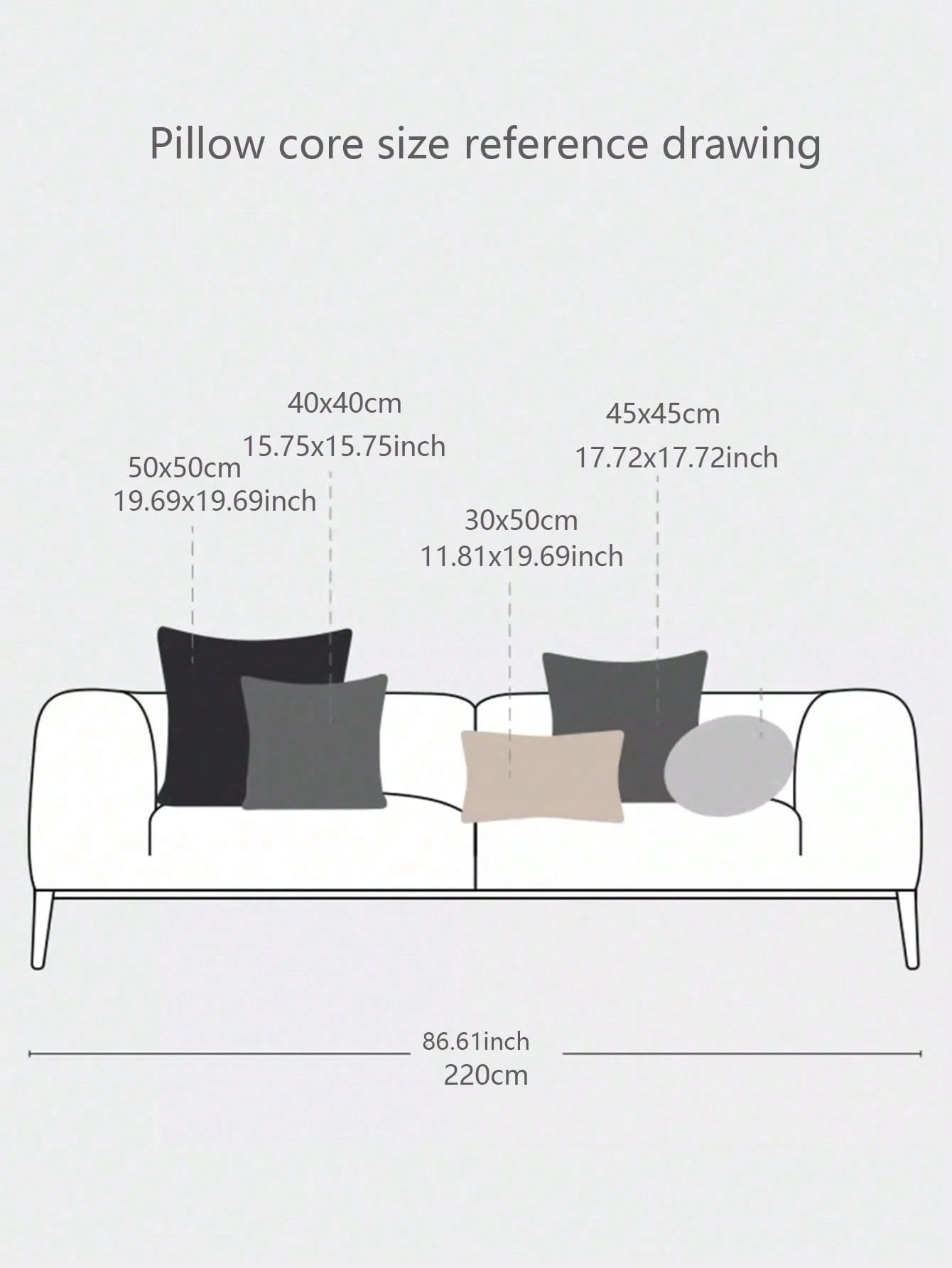 1pc/2pcs White Pillow Inserts, Multiple Sizes Available, Ultra-Soft Fiber Filled, Square White Pillows, Minimalist & Fashionable, Suitable For Home Decor, Living Room Sofa, Bedroom, Halloween, Christm