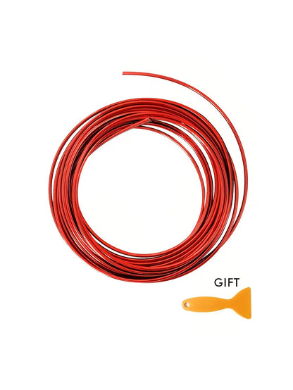 1pc 3M Car Interior Decorative Strip, U-Shaped Gap Trim, Air Vent Decorative Strip, Car Center Console Screen & Dashboard Electroplated Decorative Strip, Multiple Colors Available, Affordable Car Acce
