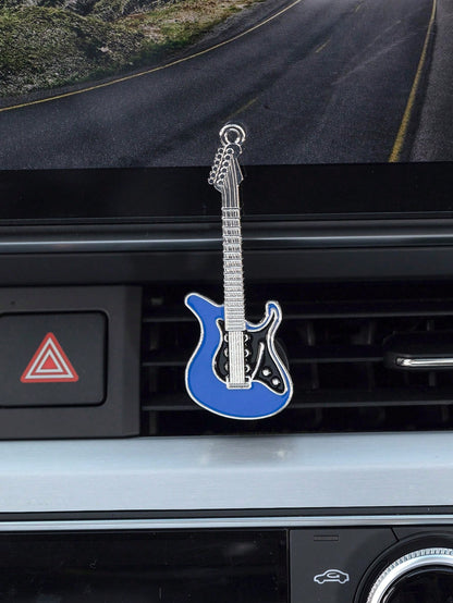 1pc/3pcs/6pcs Car Air Vent Decorations, Fashionable Creative Music Guitar Decor, Car Air Freshener Holder (Fragrance Not Included)
