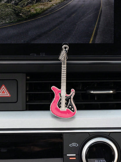 1pc/3pcs/6pcs Car Air Vent Decorations, Fashionable Creative Music Guitar Decor, Car Air Freshener Holder (Fragrance Not Included)