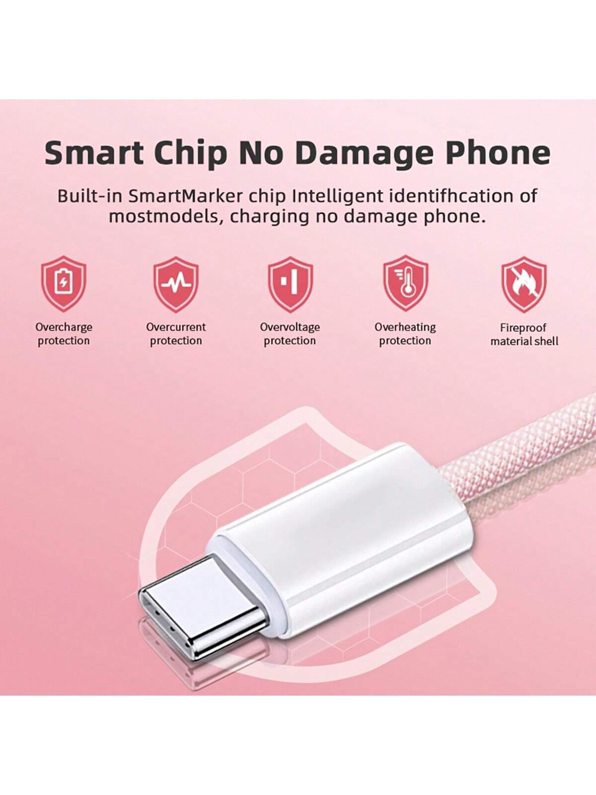 1pc/4pcs 20W 3.3ft/100cm Type-C To Lightning Nylon Braided Data Cable, Compatible With IPhone 14 13 12 11 Pro Max XR XS X 8 7 6 Plus SE/IPad, High-Speed Fast Charging Cable