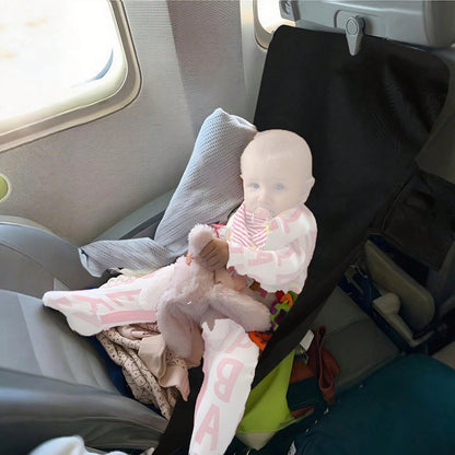 1pc Adjustable Travel Seat Extender With Reclining Backrest, Portable Flight Bed Suitable For Airplane, Train, Car Travel