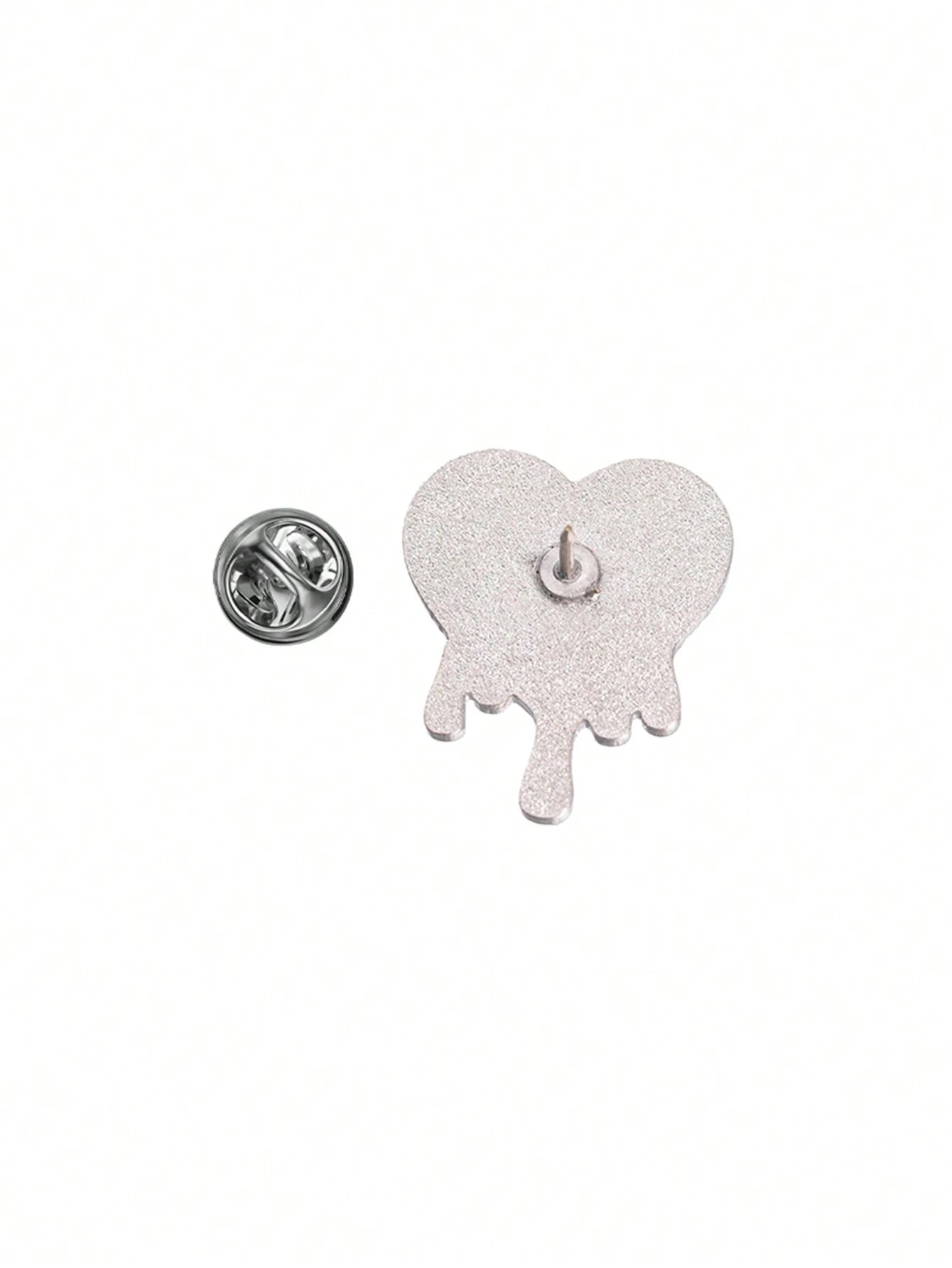 1pc All Black Pins Mysterious Punk Arts Badge Creative Alphabet Lapel Pin For Backpacks And Clothes, Suitable For Men And Women Daily Wear