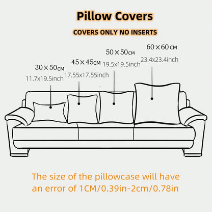 1pc All-Season Chenille Pillowcase, 3D Piped Minimalist Square Throw Pillow Cover (Pillow Insert Not Included), Luxury Decor For Sofa Bed Living Room, Green, Dark Green, Forest Green