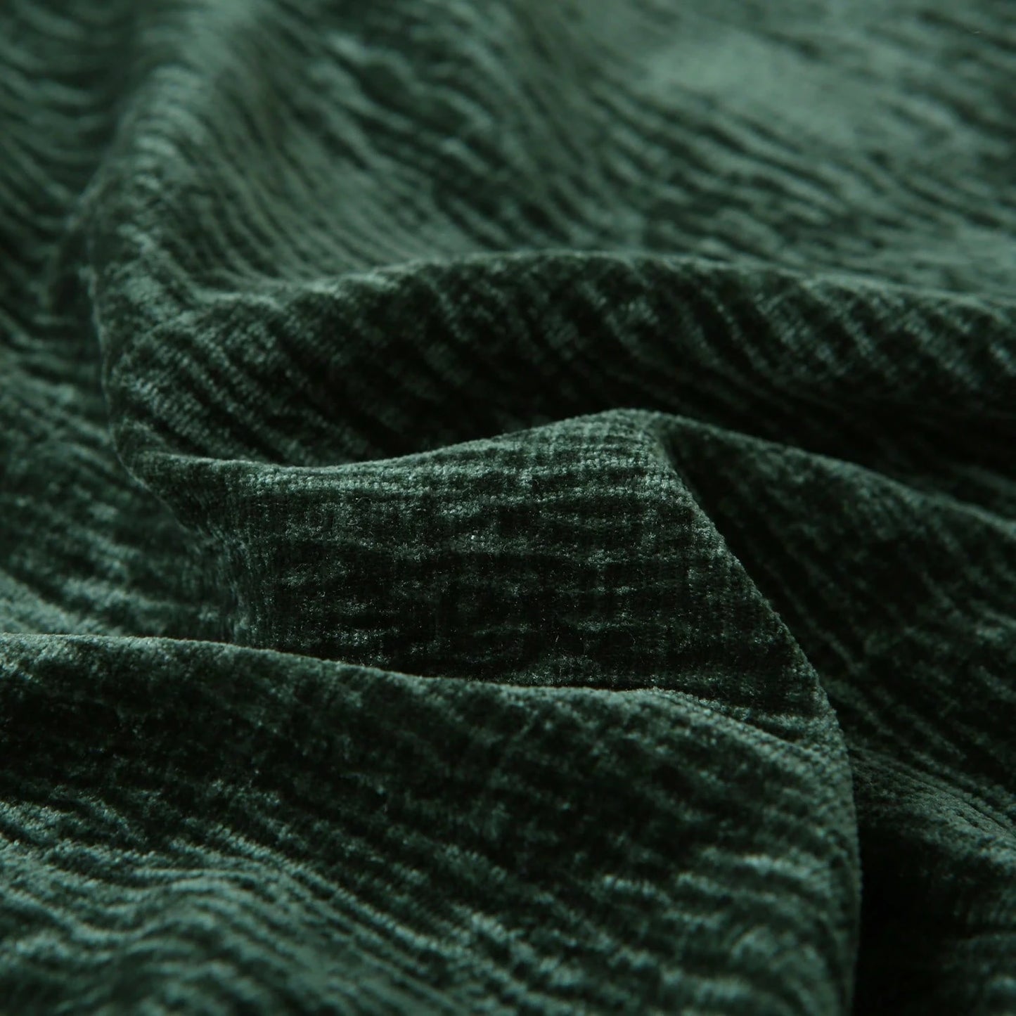 1pc All-Season Chenille Pillowcase, 3D Piped Minimalist Square Throw Pillow Cover (Pillow Insert Not Included), Luxury Decor For Sofa Bed Living Room, Green, Dark Green, Forest Green