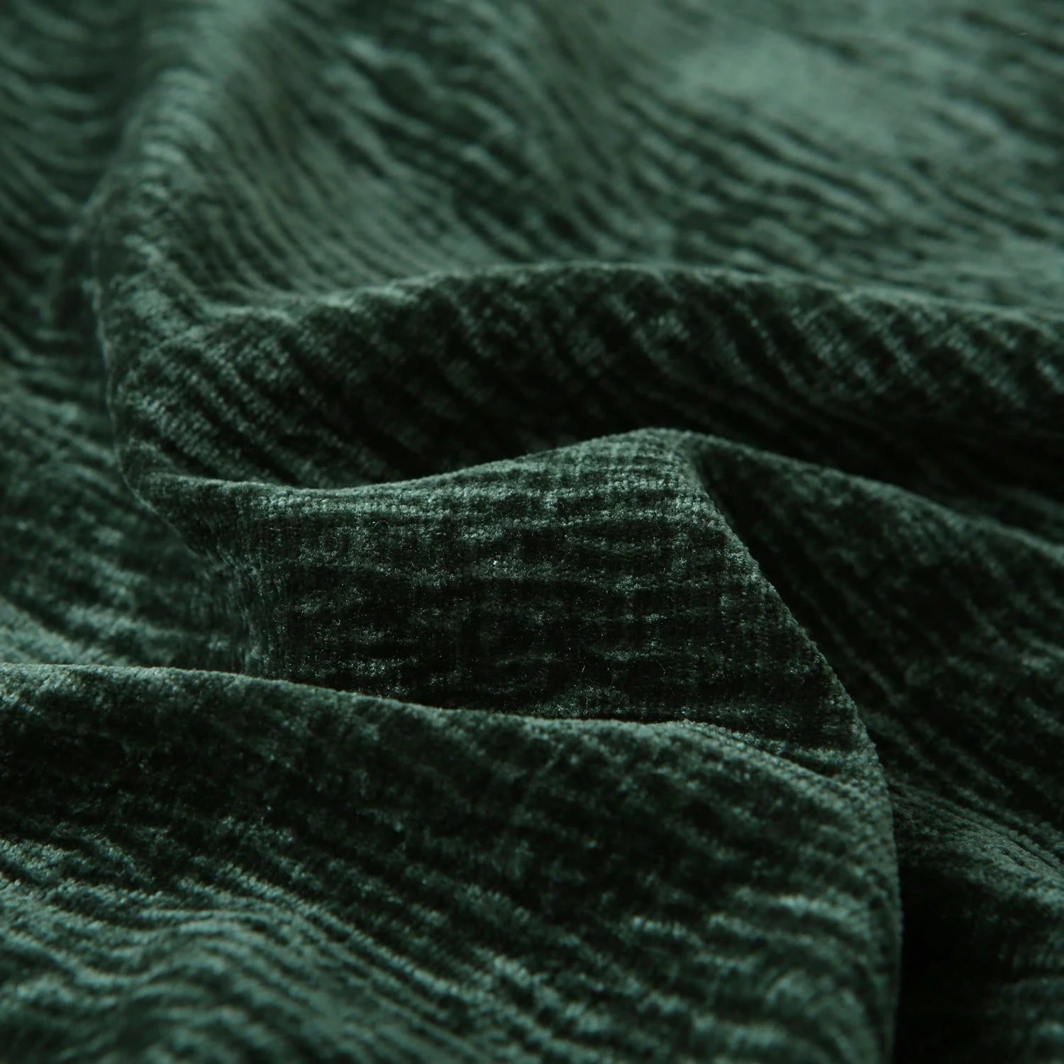 1pc All-Season Chenille Pillowcase, 3D Piped Minimalist Square Throw Pillow Cover (Pillow Insert Not Included), Luxury Decor For Sofa Bed Living Room, Green, Dark Green, Forest Green