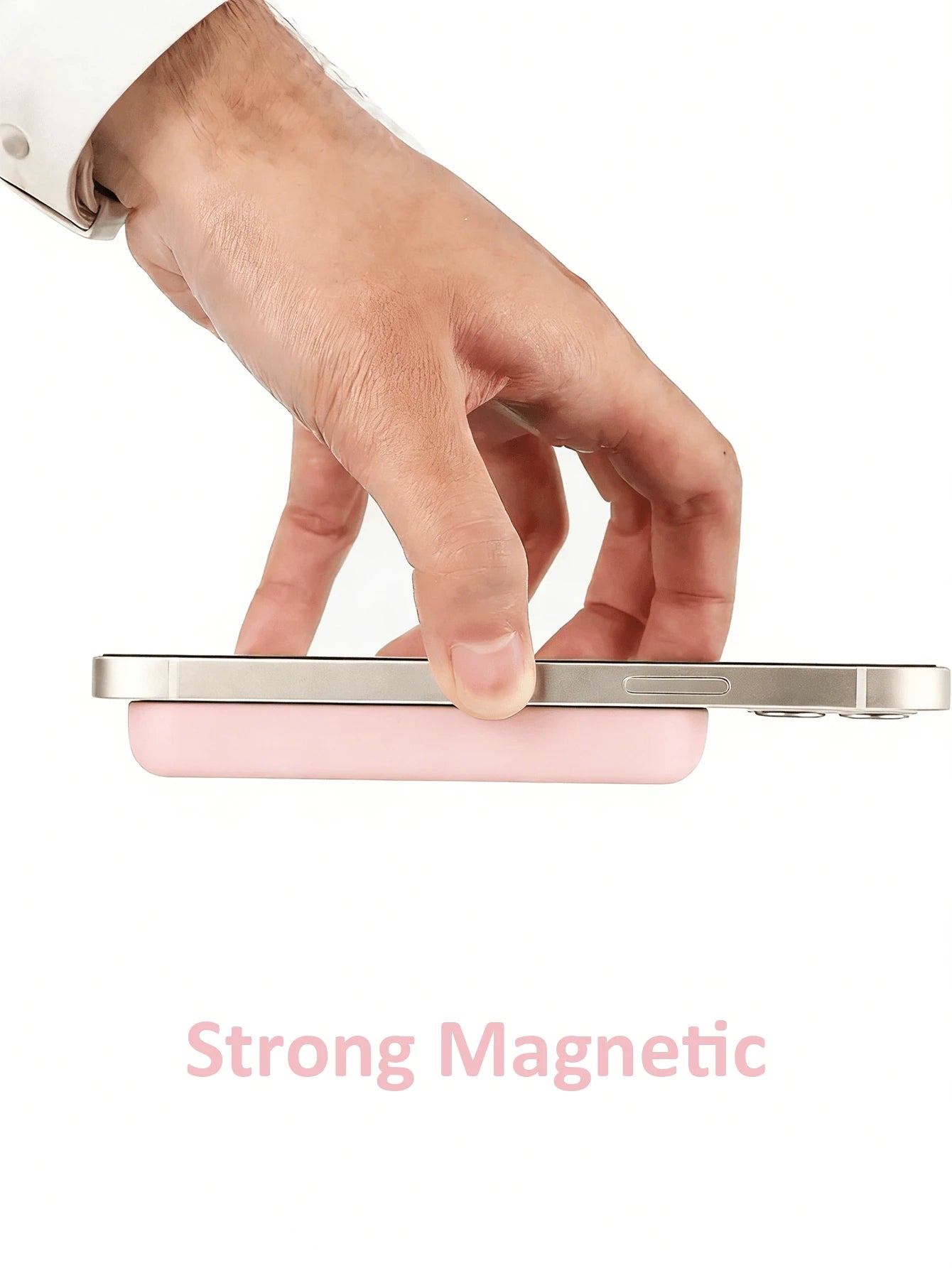 1pc Apple Magnetic Suction Protective Case. (Excluding Charger) Made Of Soft TPU Material, It Has Shockproof And Anti Drop Functions. You Can Also Stick Your Favorite Sticker Pattern On The Protective