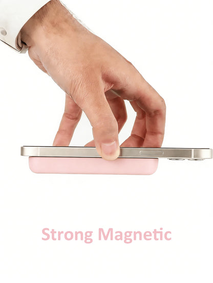 1pc Apple Magnetic Suction Protective Case. (Excluding Charger) Made Of Soft TPU Material, It Has Shockproof And Anti Drop Functions. You Can Also Stick Your Favorite Sticker Pattern On The Protective