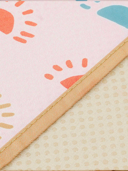 1PC Baby Splat Mat For Under High Chair/Arts/Crafts,43.3 X43.3 Inch Washable Spill Mat, Waterproof Anti-Slip Floor Protector Splash Mat, Messy Mat And Table Cloth