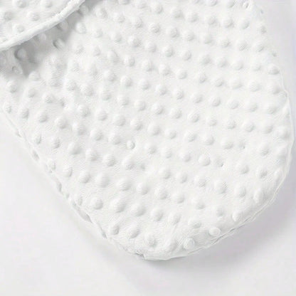 1pc Baby Swaddle Wrap, Newborn Anti-Startle Swaddle Blanket, Warm Fleece For Winter, Baby Cocoon Sleep Sack, 3D Beaded Soft & Comfortable, Gentle On Skin, Perfect Newborn Baby Shower Gift