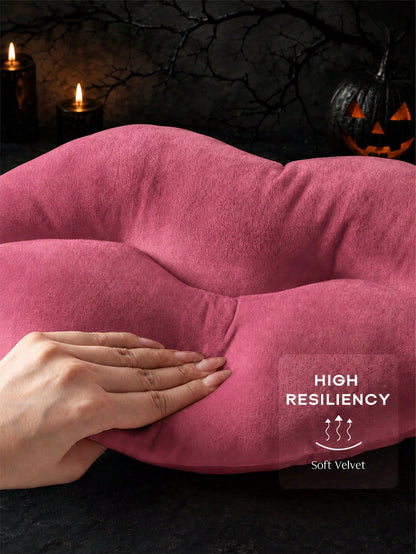 1pc Bat Plush Pillow Halloween Decoration, Black Gothic Style Bat Shaped Sofa Bed Cushion, Spooky Holiday Decor Gift, Suitable For Adults