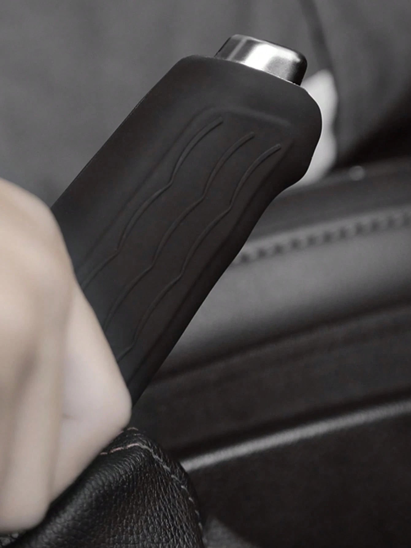 1pc Black Car Handbrake Gear Shift Cover