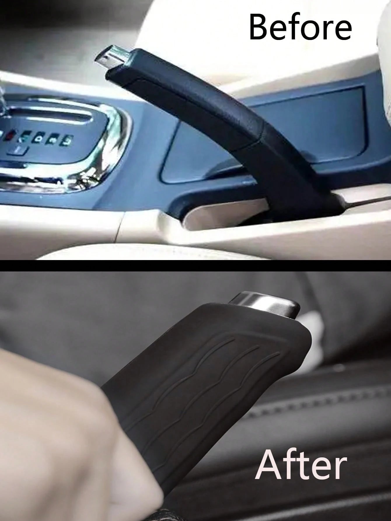 1pc Black Car Handbrake Gear Shift Cover