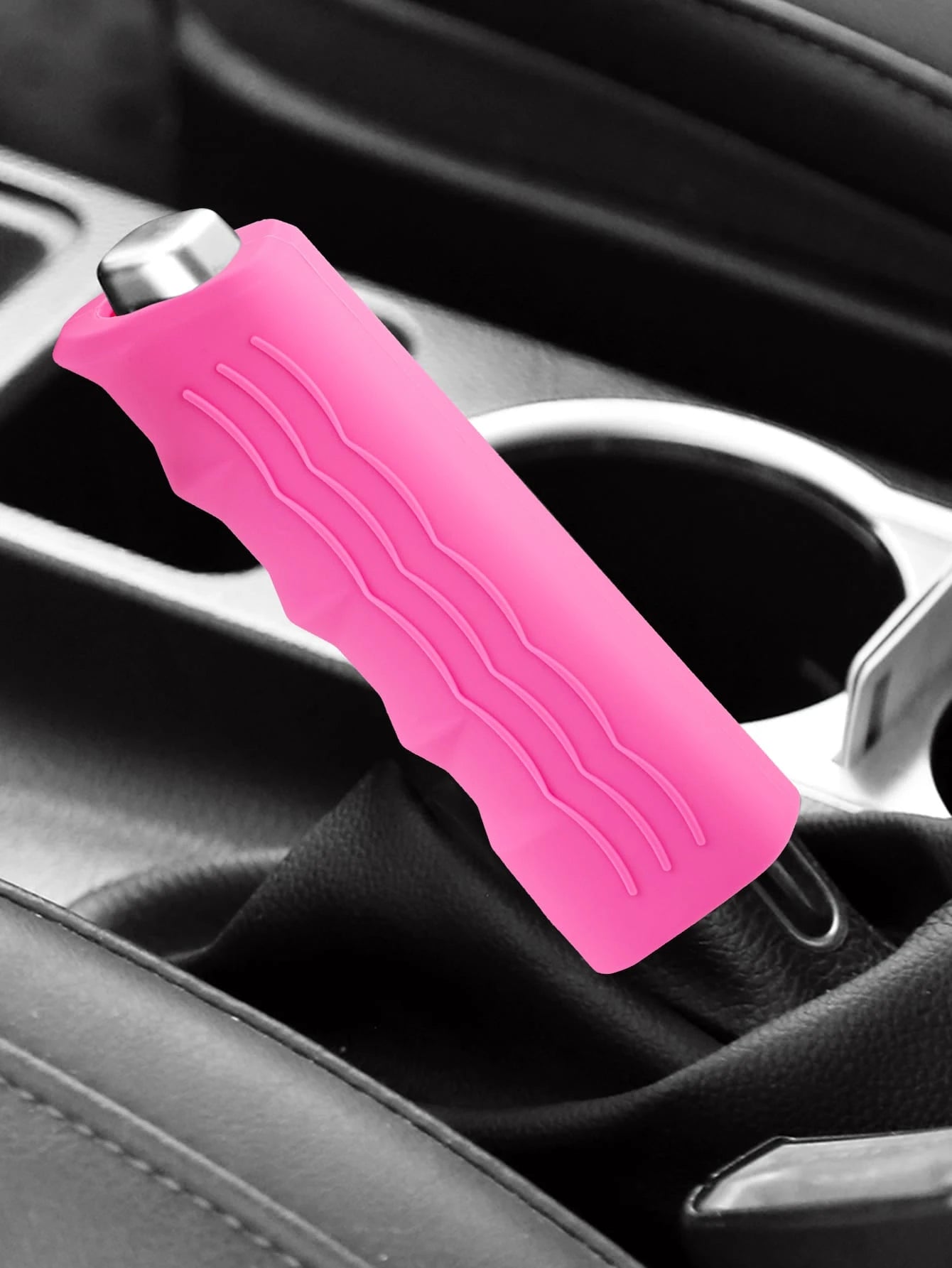 1pc Black Car Handbrake Gear Shift Cover