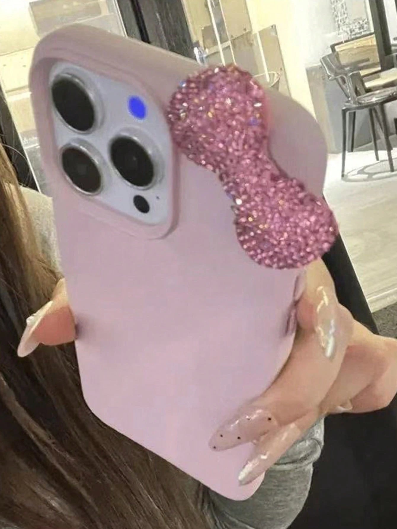 1pc Black Personalized Full Coverage TPU Shockproof Phone Case Compatible With Apple 17, 16, 15, 14, 13, 12, 11 Pro Max
