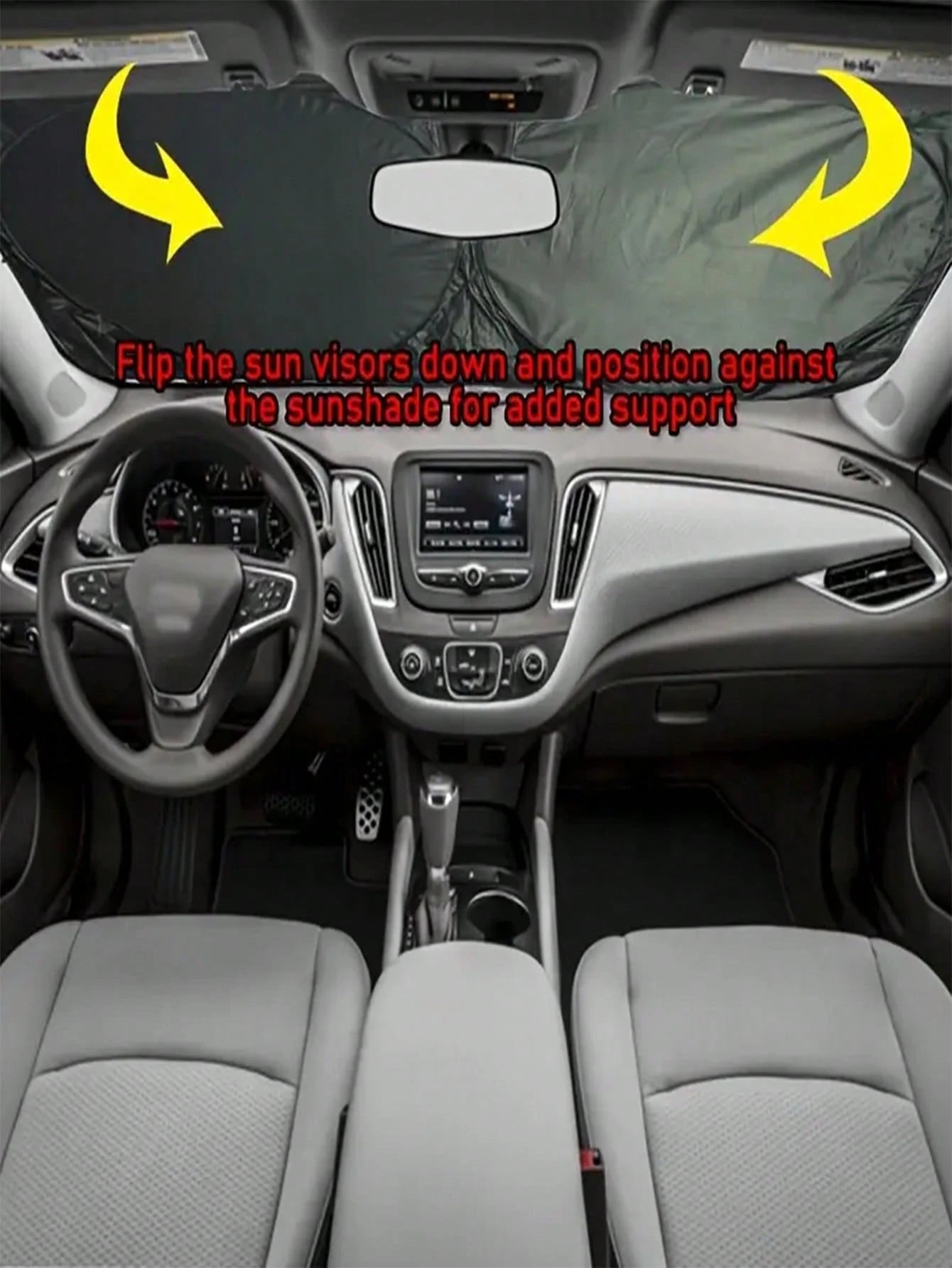 1pc Blue Devil Eye Design Foldable Car Windshield Sunshade Cover, 2025 Automotive Windshield Shade Blocks UV Rays Keeping Car Cool, Funny Car Sunshield With Durable Black Strap