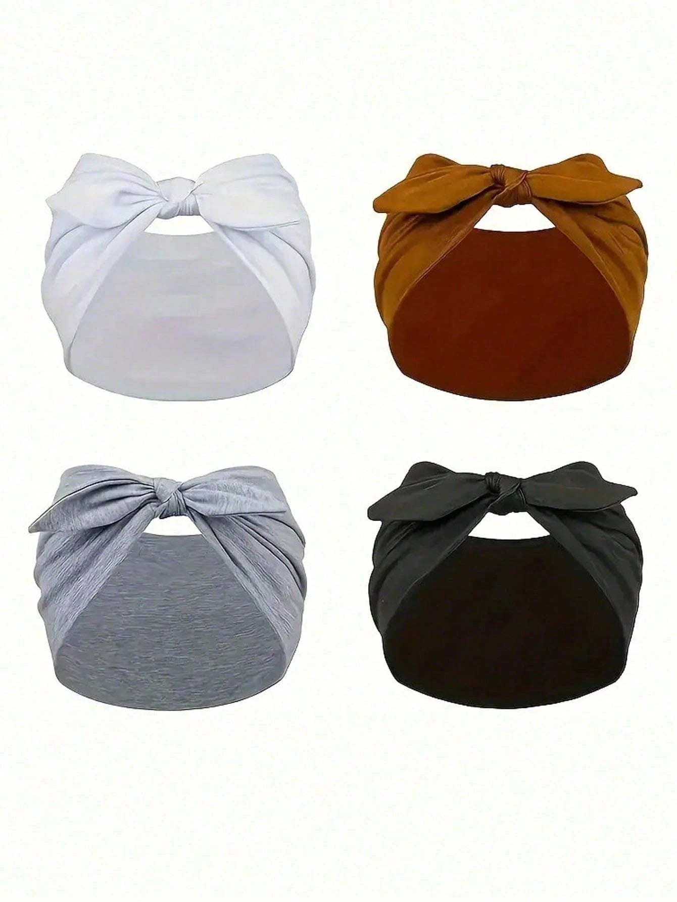 1pc Bohemian Style Wide Headband With Bow, Suitable For Face Washing (E.G., Applying Face Mask) And Postpartum Wear, High Elasticity Soft Fabric, Non-Slip Fit, Vintage Versatile Accessory, Suitable Fo