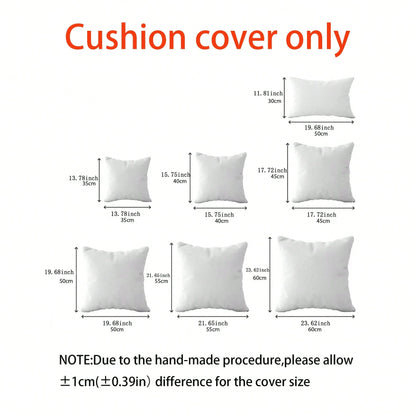 1pc Brown Velvet Ombre Decorative Pillow Cover, Square Cushion Cover, Holiday Home Pillow Decoration, Soft And Comfortable Material, Modern Decorative Sofa, For Home Bedroom Or Dorm Use
