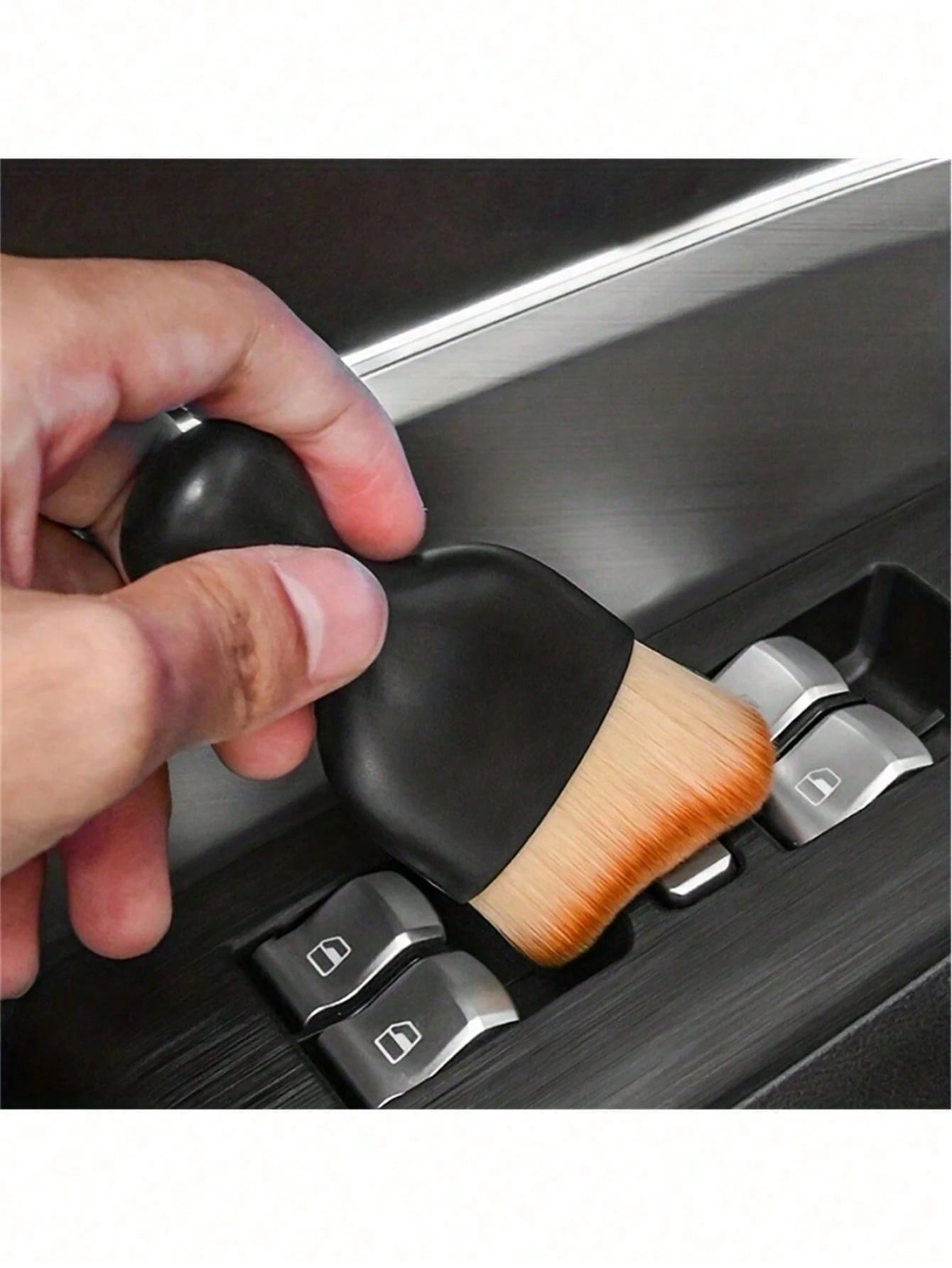 1pc Car Cleaning Brush Suitable For Car Interior Detailing Brush, Car Maintenance Brush, Air Vent Dust Soft Brush, Interior Dust Care Brush, Suitable For Car Detailing Brush, Used For Cleaning Dashboa