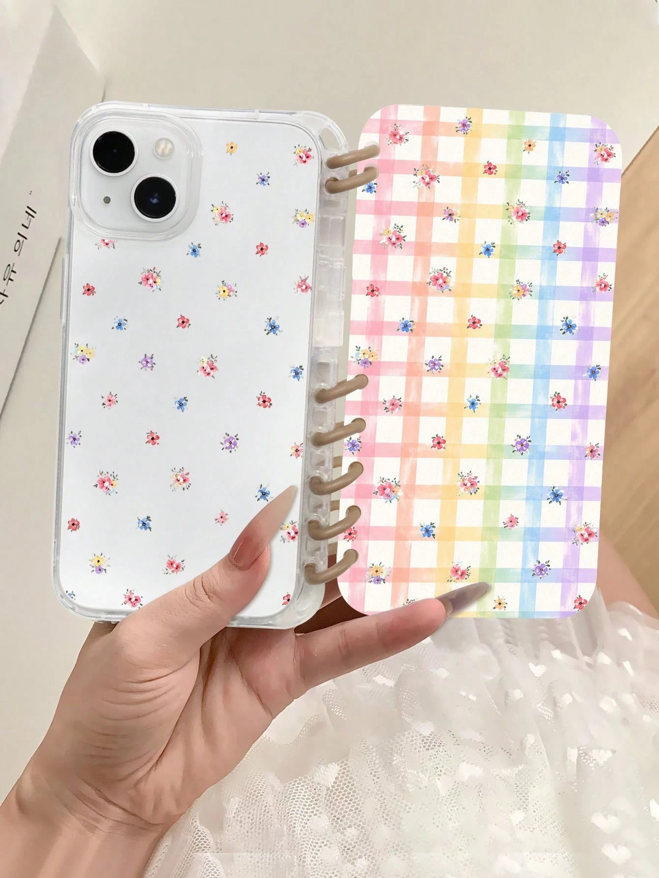 1pc Cartoon Graffiti Sticker Pattern Flip Cover Notebook Phone Case Compatible With Apple 16/16PRO/16PLUS/16PROMAX/11/11pro/11promax/12/12pro/12promax/13/13pro/13promax/14/14plus/14pro/14promax/15/15p