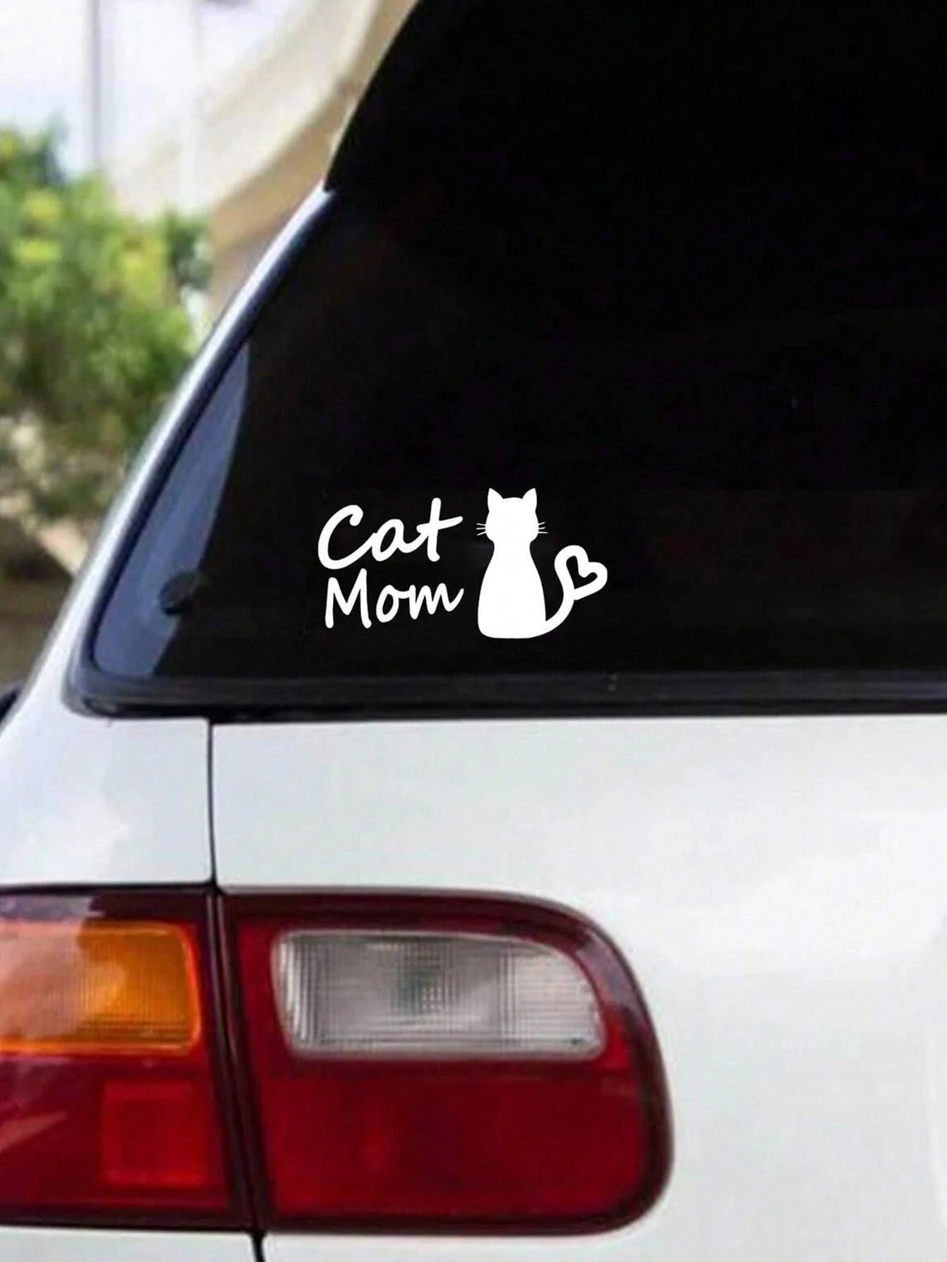 1pc Cat Mom Car Sticker