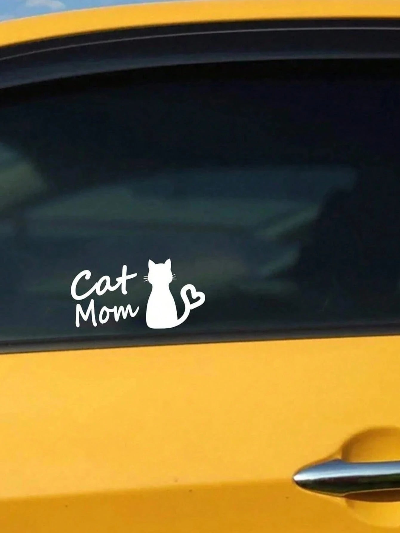 1pc Cat Mom Car Sticker