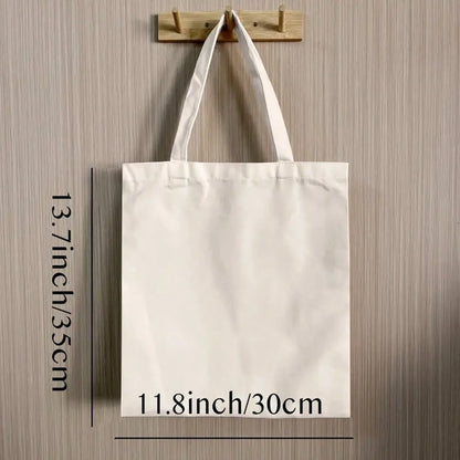 1pc "Created For Such A Time" Women'S Canvas Tote Bag| Large Capacity, Durable Polyester Canvas Shoulder Bag, Reusable For Travel, Shopping, Daily Use- Ideal Gift For Religious Enthusiasts &