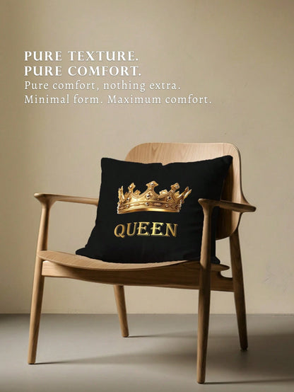 1pc Customizable Personalized Text Print Double-Sided Pillowcase, Suitable For Holiday Gifts, DIY Pattern Pillowcase, Gift For Family, Friends And Yourself