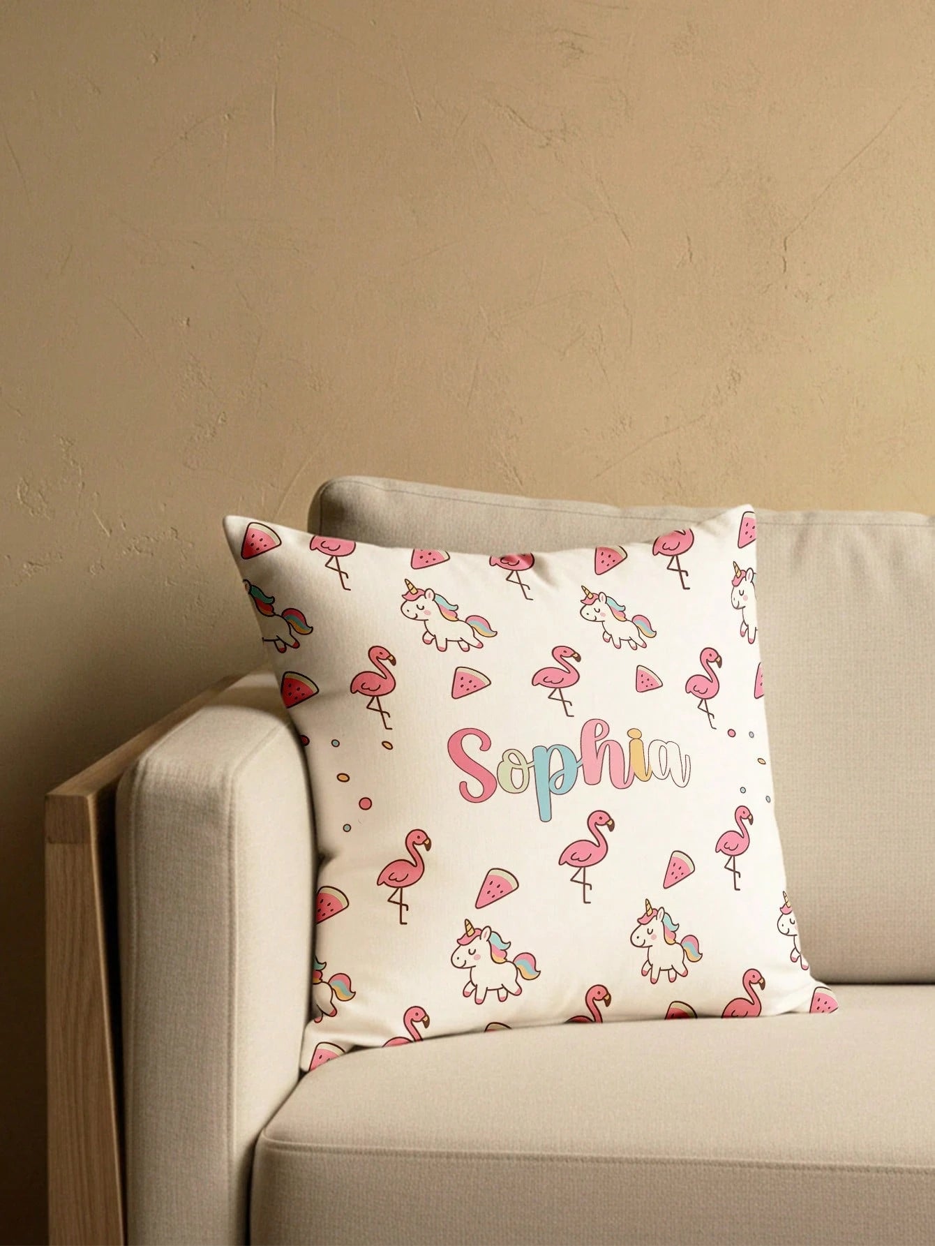 1pc Customized Personalized Text Printed Pillowcase, Double-Sided Printed Pillowcase, Suitable For Holidays, Customizable Name, Gift For Family, Friends And Yourself