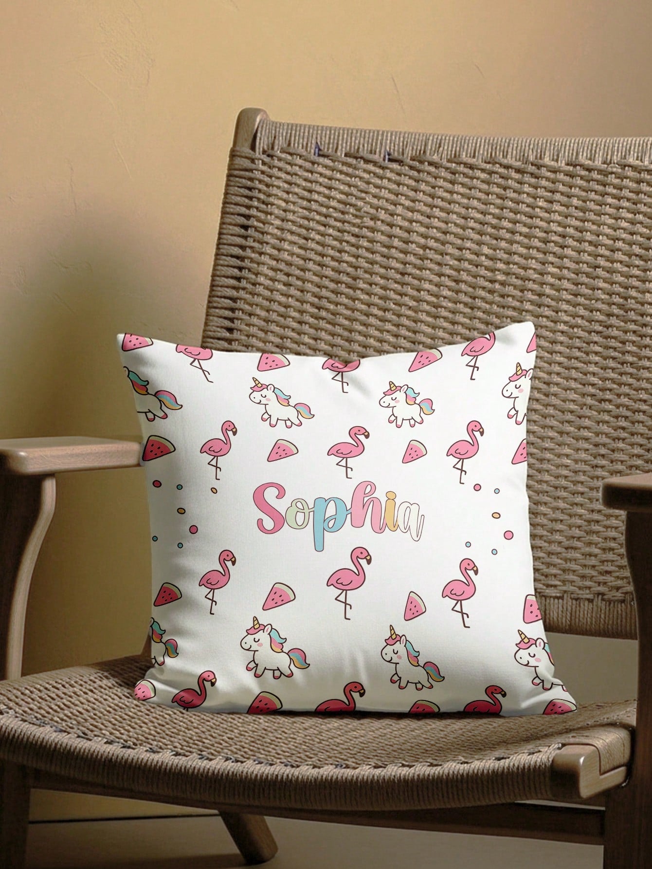 1pc Customized Personalized Text Printed Pillowcase, Double-Sided Printed Pillowcase, Suitable For Holidays, Customizable Name, Gift For Family, Friends And Yourself