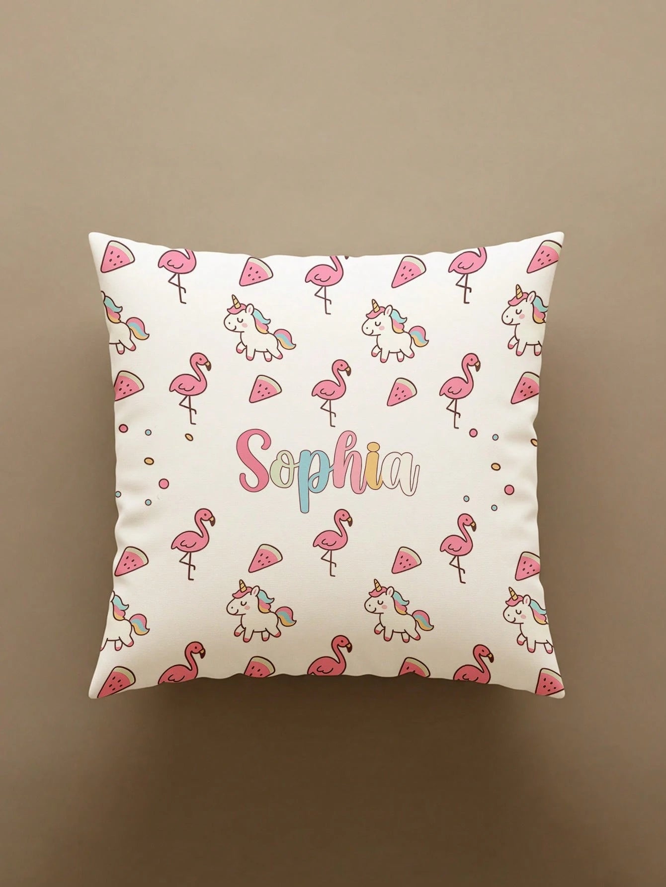 1pc Customized Personalized Text Printed Pillowcase, Double-Sided Printed Pillowcase, Suitable For Holidays, Customizable Name, Gift For Family, Friends And Yourself