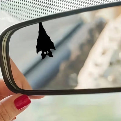1pc Cute Bat Car Car Sticker- Waterproof Vinyl Decal For Rearview Mirror, Creative Decorative Sticker For Car, Motorcycle, Electric Car, Mobile Phone, Laptop- Easy Sticker Easter Egg Design, Car Wat